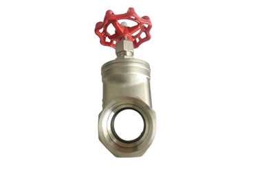 China 2 tipo de conexión roscado Npt sin reducción en la sección de paso de Astm del acero de la válvula de puerta de la pulgada 316 proveedor